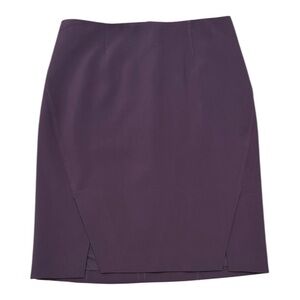 White House Black Market Burgundy Pencil Skirt Size 10